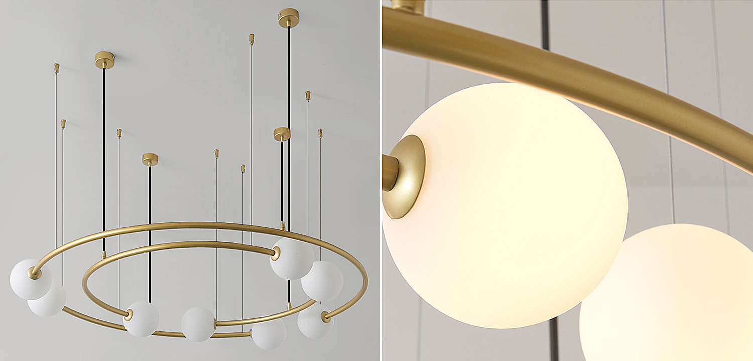 Люстра PLANETARY Ring Gold Люстра PLANETARY Ring Gold - Loft-Concept в Волгограде