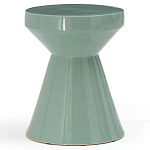 Приставной стол из керамики Manufacto Gray-green варинант исполнения - 1 | Loft Concept в Волгограде