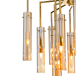 Люстра со стеклянными цилиндрическими плафонами Luminous Cylinders Amber варинант исполнения - 4 | Loft Concept в Волгограде