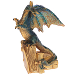 Декоративная статуэтка Дракон Multicolor Gold Dragon Treasure Keeper Statuette варинант исполнения - 1 | Loft Concept в Волгограде