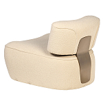 Кресло бежевое без подлокотников с обивкой из ткани букле Space of Freedom варинант исполнения - 2 | Loft Concept в Волгограде