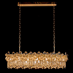 Люстра с декоративными элементами в виде крупных хрустальных цветов Palace Gardens варинант исполнения - 1 | Loft Concept в Волгограде