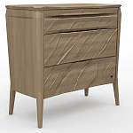 Комод из массива дуба с 3-мя ящиками Tasteful Furniture варинант исполнения - 1 | Loft Concept в Волгограде