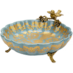 Блюдо фарфоровое Птица на ветке Flora варинант исполнения - 1 | Loft Concept в Волгограде