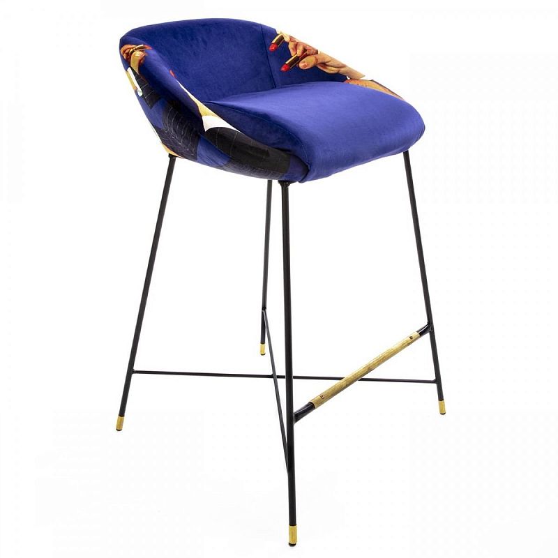 Барный стул Seletti High Stool Lipsticks Черный Фиолетовый Барный стул Seletti High Stool Lipsticks Черный Фиолетовый в Волгограде | Loft Concept