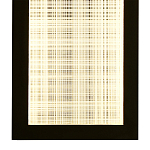 Светодиодное прямоугольное бра из металла черного цвета Lattice Lux варинант исполнения - 4 | Loft Concept в Волгограде