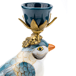 Фарфоровый подсвечник с птицей Eden Garden варинант исполнения - 4 | Loft Concept в Волгограде