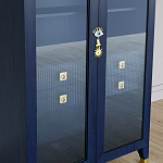 Дизайнерский шкаф витрина Elsa Dreams Blue с 4-мя ящиками варинант исполнения - 3 | Loft Concept в Волгограде