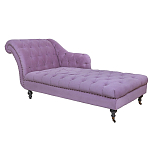 Кушетка фиолетовая с мягкой обивкой из велюра Michael Couch варинант исполнения - 1 | Loft Concept в Волгограде