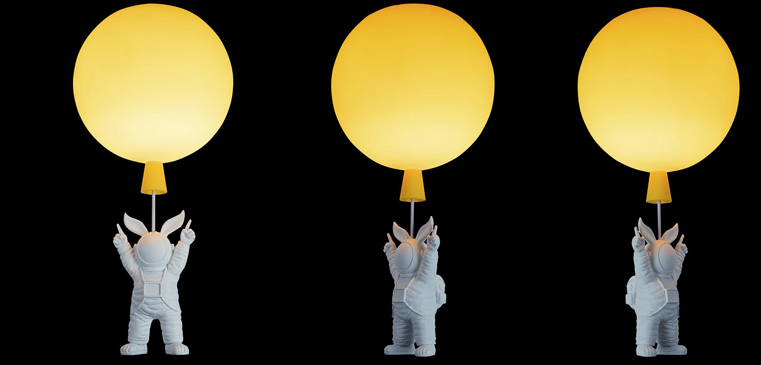 Потолочный светильник Cosmonaut yellow ball Потолочный светильник Cosmonaut yellow ball - Loft-Concept в Волгограде