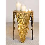 Столик дизайнерский Copper streaks варинант исполнения - 9 | Loft Concept в Волгограде