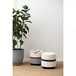 Пуф с плетеной светло-бежевой обивкой Serene Holidays варинант исполнения - 4 | Loft Concept в Волгограде