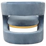 Кресло голубое Walsh Blue Armchair варинант исполнения - 4 | Loft Concept в Волгограде