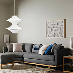 Подвесной вязаный белый светильник «Звезда Востока 02» варинант исполнения - 1 | Loft Concept в Волгограде