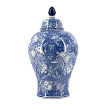 Ваза с крышкой в китайском стиле Гранатовое дерево Blooming Pomegranate варинант исполнения - 3 | Loft Concept в Волгограде