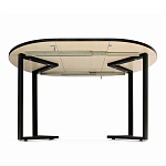 Стол обеденный раздвижной со столешницей белый мрамор Magali варинант исполнения - 5 | Loft Concept в Волгограде