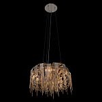 Люстра подвесная круглая с изогнутыми металлическими дугами и ниспадающими цепочками 65 см Atlantis Chain варинант исполнения - 13 | Loft Concept в Волгограде