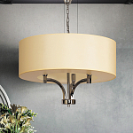 Люстра подвесная с цилиндрическим абажуром кремового цвета Natural Concepts варинант исполнения - 3 | Loft Concept в Волгограде