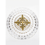 Конфетница из прозрачного рельефного стекла Eden Garden варинант исполнения - 3 | Loft Concept в Волгограде