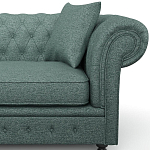 Мебельная ткань Шенилл бирюзовый цвет 138 см T4-31 варинант исполнения - 3 | Loft Concept в Волгограде