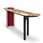 Консоль с овальной столешницей со светодиодной подсветкой Ruby варинант исполнения - 1 | Loft Concept в Волгограде