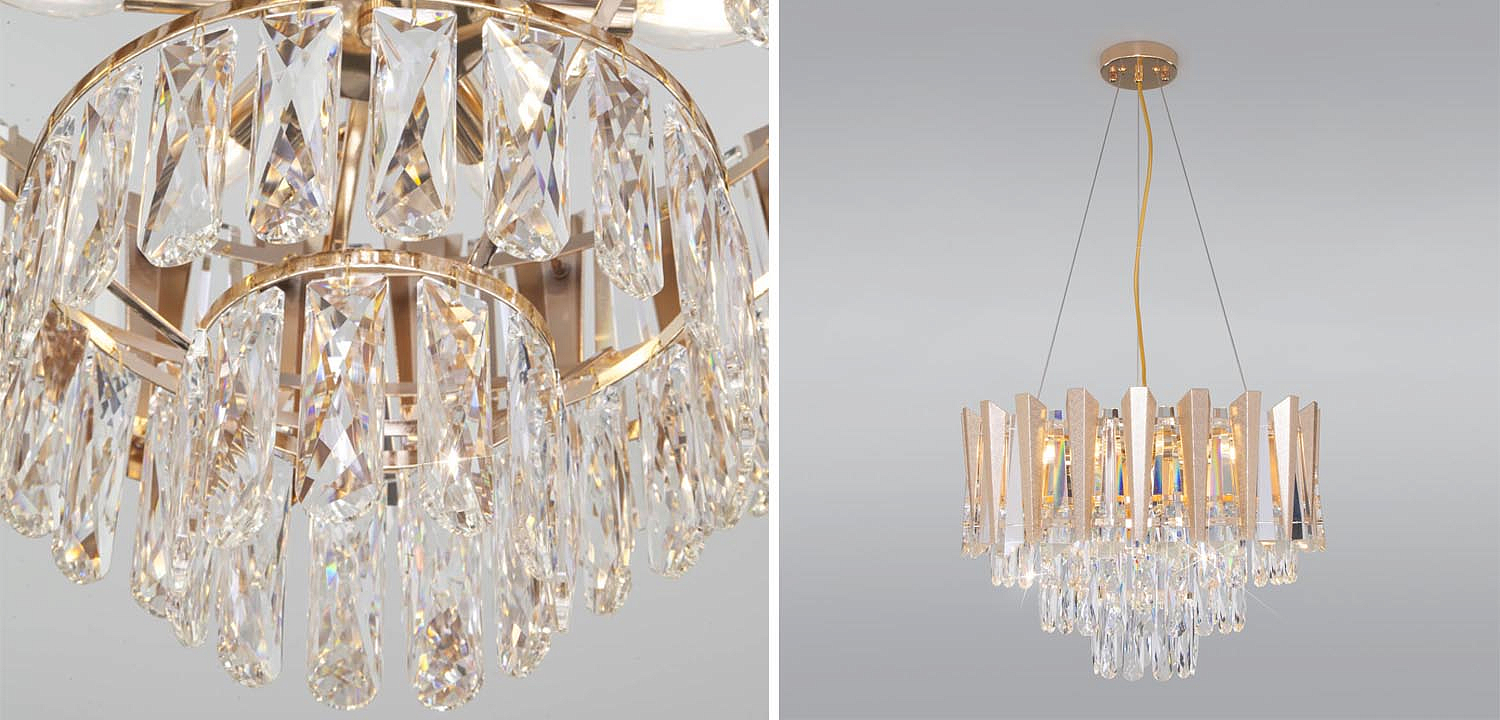 Люстра Crystal Edge Chandelier Люстра Crystal Edge Chandelier - Loft-Concept в Волгограде