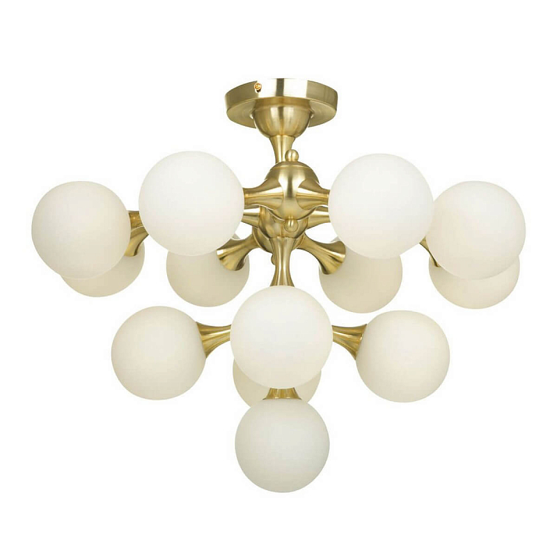 Потолочный светильник MOONDROP Lamp Gold 13 Белый Золотой Потолочный светильник MOONDROP Lamp Gold 13 Белый Золотой в Волгограде | Loft Concept