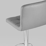 Барный стул с сиденьем серого цвета Honory варинант исполнения - 6 | Loft Concept в Волгограде