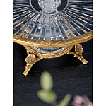 Чаша из прозрачного стекла с фигурками разноцветных попугаев на ободке 38 Eden Garden варинант исполнения - 4 | Loft Concept в Волгограде