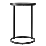 Кофейный столик круглый чёрный Compact Loft варинант исполнения - 1 | Loft Concept в Волгограде