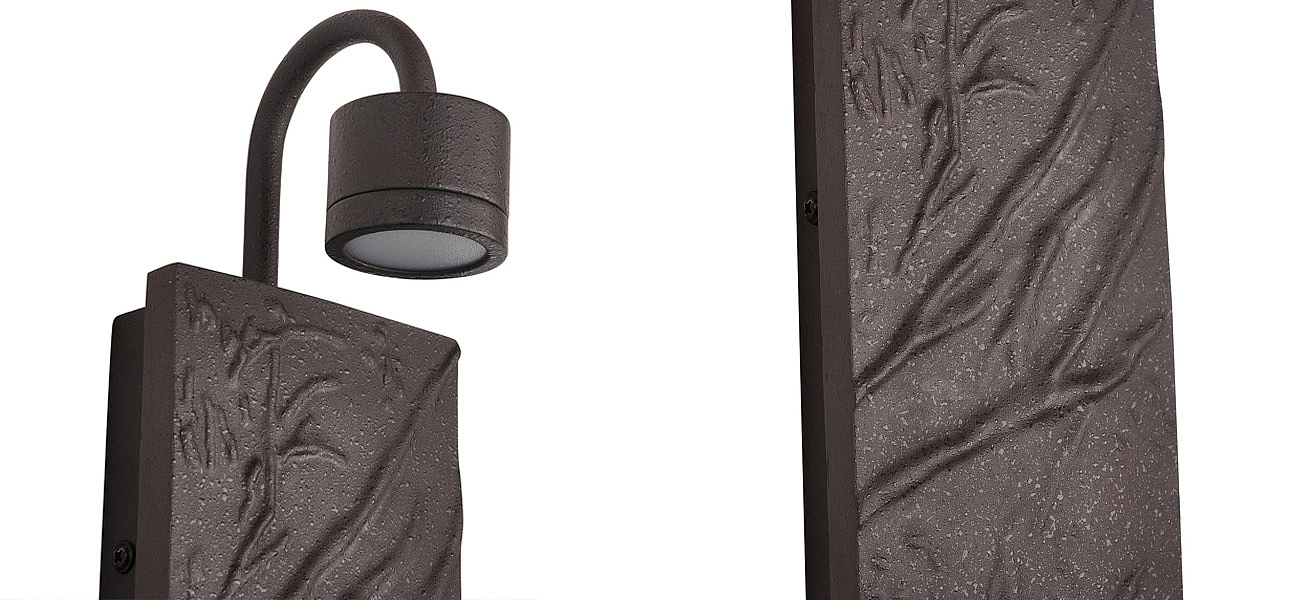 Бра с фактурой дерева Bark Black Бра с фактурой дерева Bark Black - Loft-Concept в Волгограде