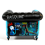Кресло "Баския и Уорхол" Basquiat Warhol graffiti chair натуральная кожа варинант исполнения - 5 | Loft Concept в Волгограде