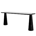 Консоль чёрная на 2-х конусообразных ножках Eros варинант исполнения - 4 | Loft Concept в Волгограде