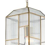 Подвесной светильник с рельефным стеклом Embossed Glass варинант исполнения - 1 | Loft Concept в Волгограде