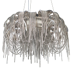 Люстра подвесная круглая с изогнутыми металлическими дугами и ниспадающими цепочками 65 см Atlantis Chain варинант исполнения - 16 | Loft Concept в Волгограде