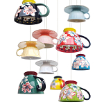 Подвесные светильники в виде чаши с цветочным орнаментом Flower Reversal варинант исполнения - 2 | Loft Concept в Волгограде