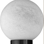 Бра цилиндрической формы чёрного цвета с 2-мя плафонами Marble Glow варинант исполнения - 5 | Loft Concept в Волгограде