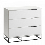 Комод белый с 3-мя ящиками Strict Lines  варинант исполнения - 1 | Loft Concept в Волгограде