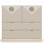 Комод с фактурным фасадом Satin Furniture варинант исполнения - 2 | Loft Concept в Волгограде