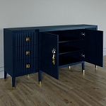 Большой Комод-буфет Elsa Dreams Blue с ящиками варинант исполнения - 4 | Loft Concept в Волгограде