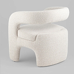 Кресло дизайнерское для лаунж зоны жемчужного цвета Pearl Lounge варинант исполнения - 6 | Loft Concept в Волгограде