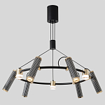 Люстра круглая с 9-ю цилиндрическими плафонами на магнитном креплении Bronze Concert варинант исполнения - 3 | Loft Concept в Волгограде