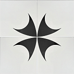 Дизайнерская плитка с узором Комета варинант исполнения - 1 | Loft Concept в Волгограде