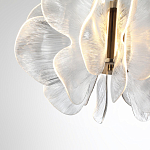 Люстра с крупными рельефным декором в виде лепестков 60 см Ethereal Bloom варинант исполнения - 5 | Loft Concept в Волгограде
