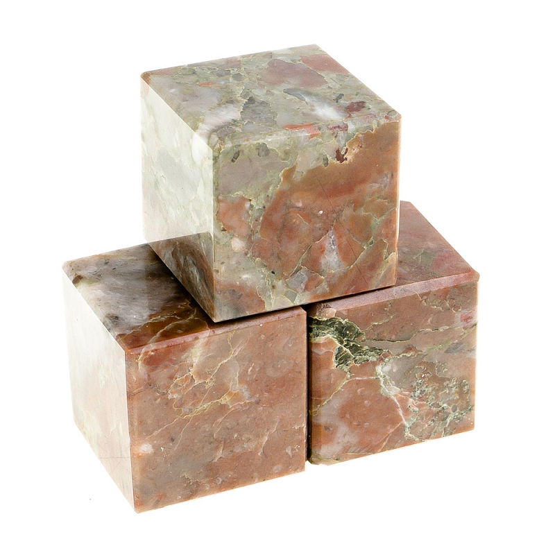 Камни для охлаждения виски из натурального камня креноид Natural Stone Cube Креноид в Волгограде | Loft Concept 