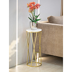 Столик дизайнерский Beige marble варинант исполнения - 6 | Loft Concept в Волгограде