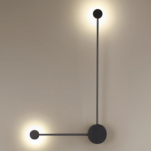 Бра Pin Wall Light Black Angle