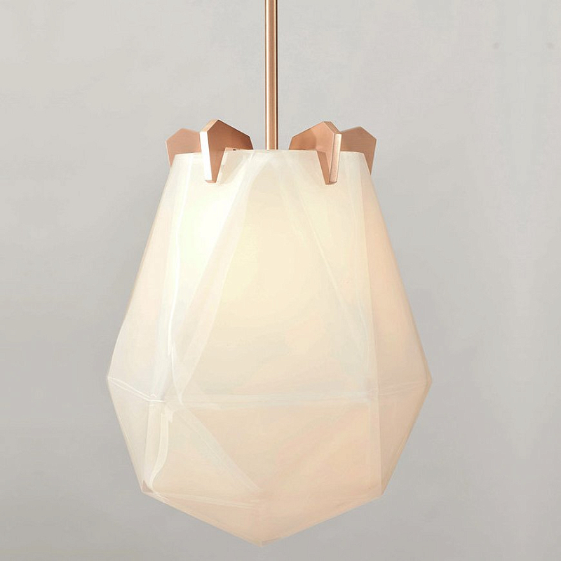 Подвесной светильник Briolette Pendants Gabriel Scott Золотой Белый Подвесной светильник Briolette Pendants Gabriel Scott Золотой Белый в Волгограде | Loft Concept