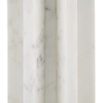 Настольная лампа мраморная с тканевым цилиндрическим абажуром Sharpened варинант исполнения - 1 | Loft Concept в Волгограде