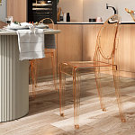 Прозрачный стул с янтарным оттенком LOUIS GHOST CHAIR варинант исполнения - 8 | Loft Concept в Волгограде